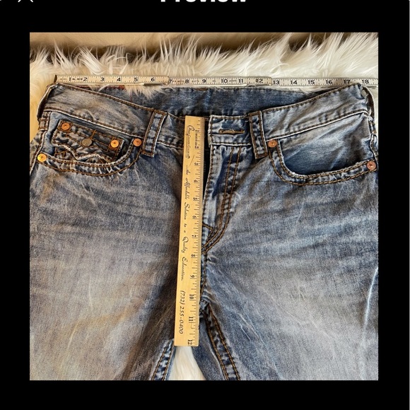 TRUE RELIGION slim jeans 34/30 - Picture 16 of 16